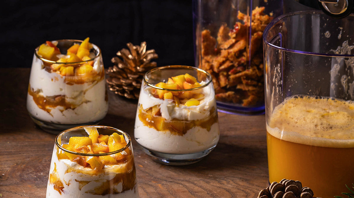 Wintry Baked Apple Cream