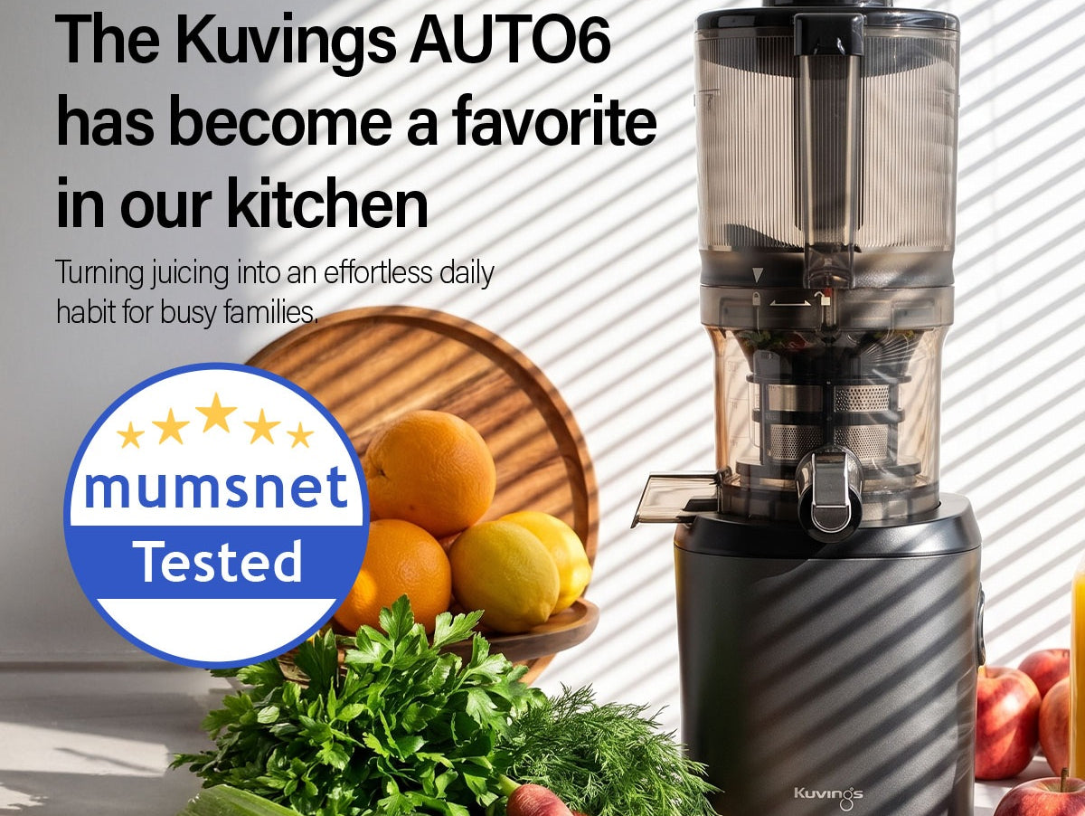 Mumsnet Praises Kuvings AUTO6 for Quiet, Hands-Free Juicing Convenience